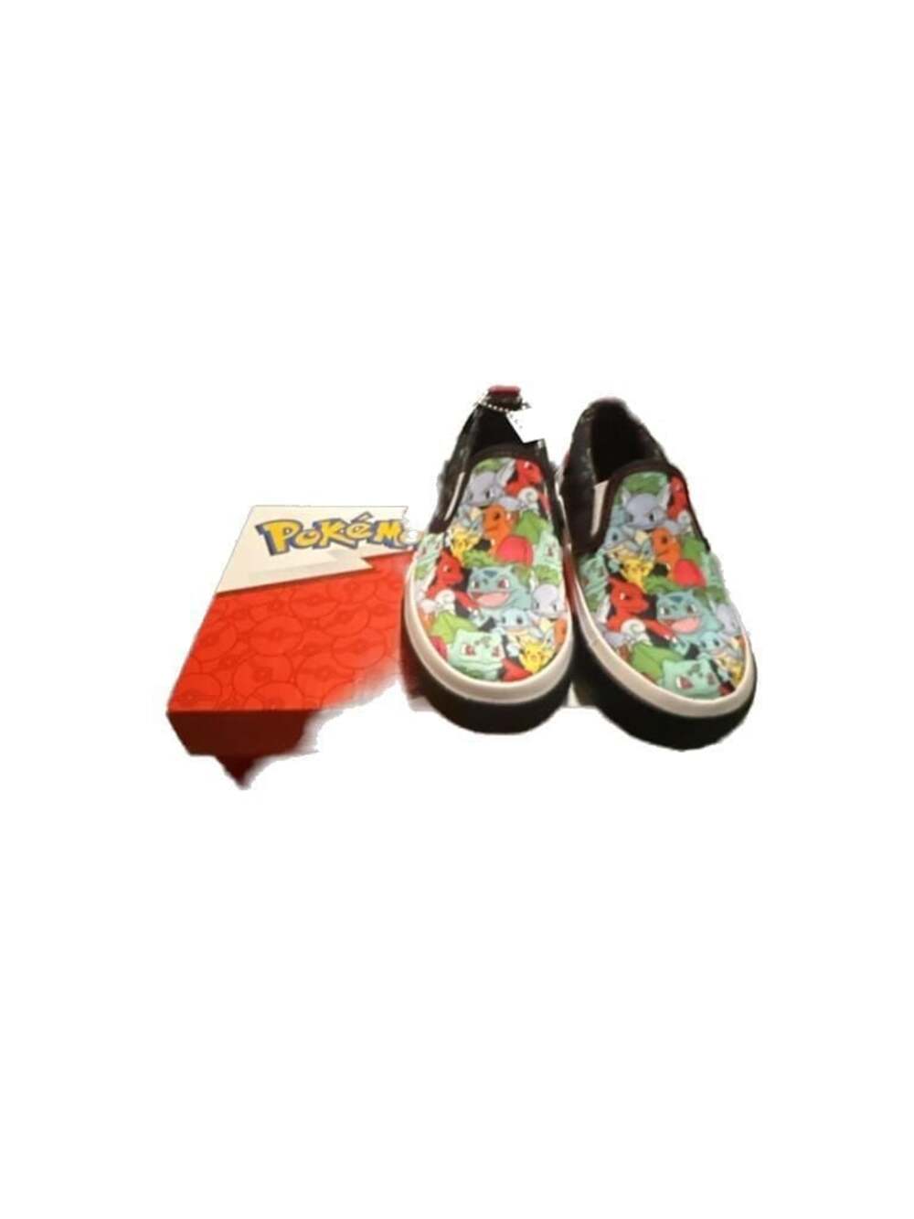 Ground Up Pokemon The Original Four Classic Slip-On Sneakers